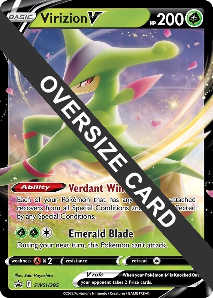 Image for Virizion V - SWSH295 (SWSH295) (Jumbo Cards) - Pokemon