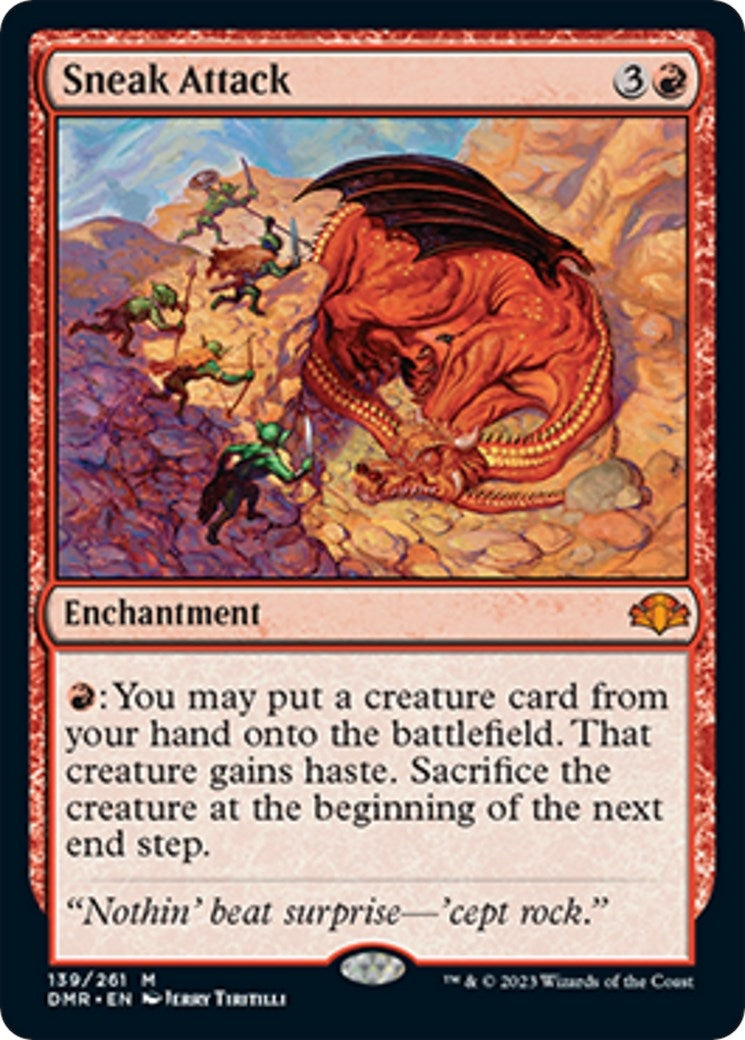 Sneak Attack (139) (Dominaria Remastered)