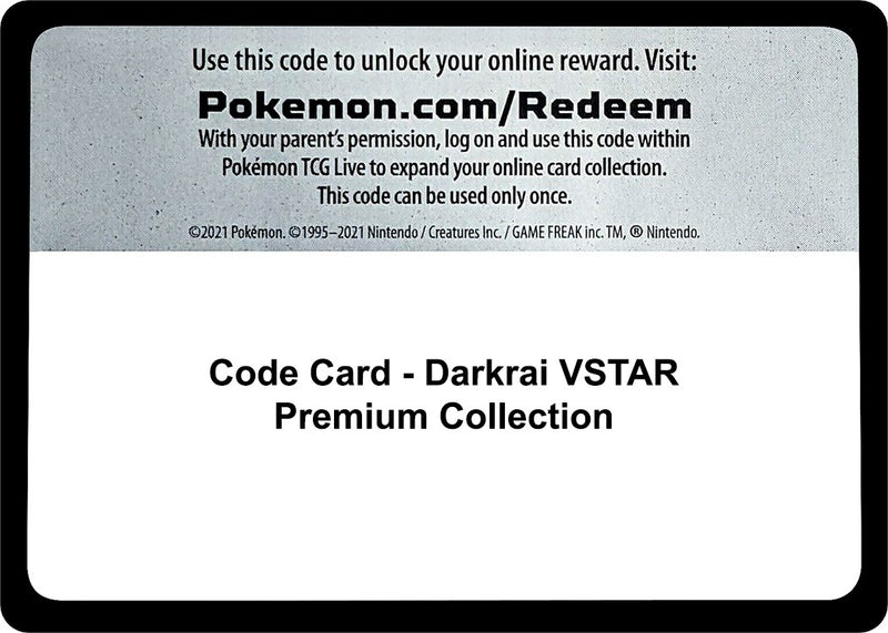 Image for Code Card - Darkrai VSTAR Premium Collection (Miscellaneous Cards & Products) - Pokemon