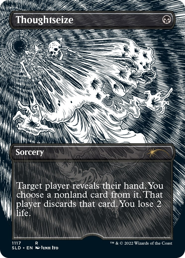 Thoughtseize (Borderless) (1117) (Secret Lair Drop Series)