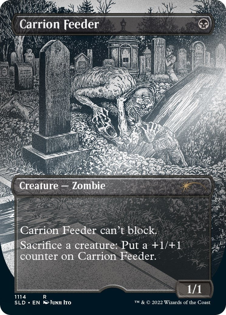Carrion Feeder (Borderless) (Foil Etched) (1114) (Secret Lair Drop Series)