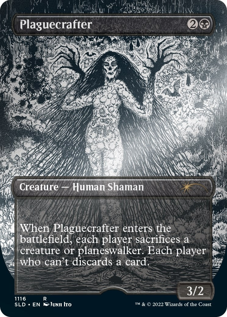Plaguecrafter (Borderless) (Foil Etched) (1116) (Secret Lair Drop Series)
