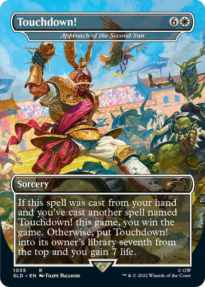 Touchdown! - Approach of the Second Sun (Borderless) (1035) (Secret Lair Drop Series)
