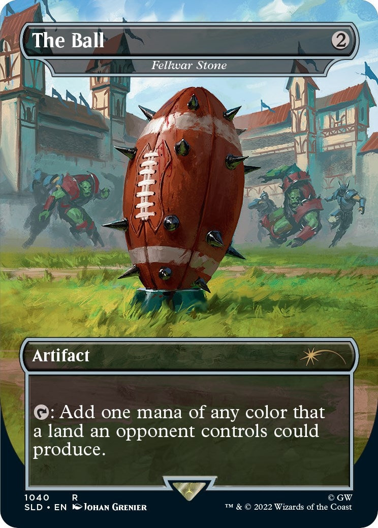 The Ball - Fellwar Stone (Borderless) (1040) (Secret Lair Drop Series)