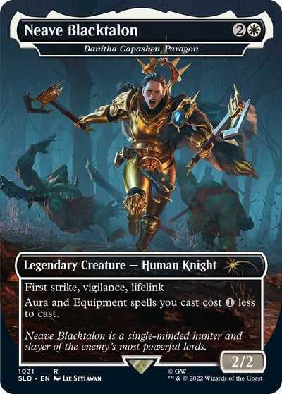 Neave Blacktalon - Danitha Capashen, Paragon (Borderless) (1031) (Secret Lair Drop Series)