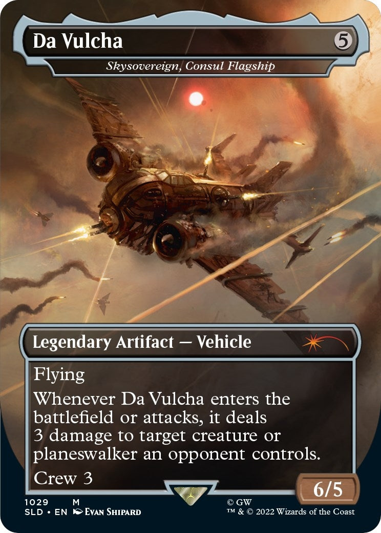 Da Vulcha - Skysovereign, Consul Flagship (Borderless) (1029) (Secret Lair Drop Series)