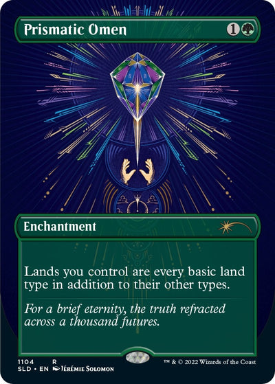 Prismatic Omen (Borderless) (1104) (Secret Lair Drop Series)