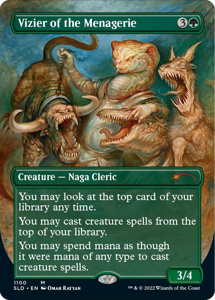 Vizier of the Menagerie (Borderless) (1100) (Secret Lair Drop Series)