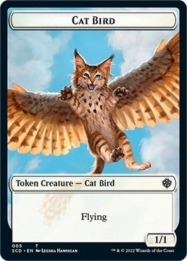 Cat Bird // Spirit Double-Sided Token (5 // 9) (Starter Commander Decks)