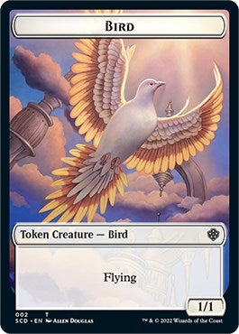 Bird // Faerie Double-Sided Token (2 // 10) (Starter Commander Decks)