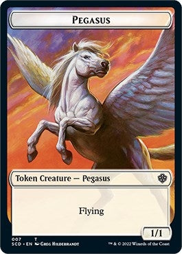 Pegasus // Thopter Double-Sided Token (7 // 11) (Starter Commander Decks)