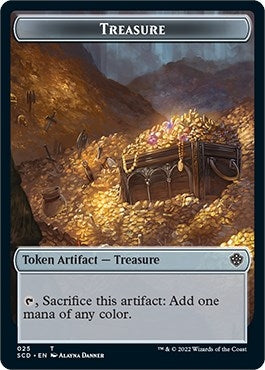 Image for Treasure Double-Sided Token (25) - Magic: The Gathering