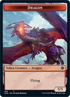 Dragon Double-Sided Token (16) (Starter Commander Decks)
