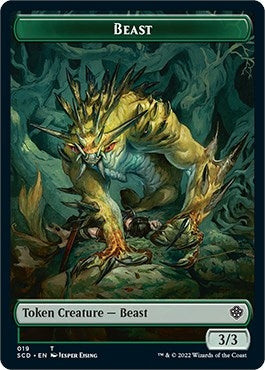 Beast Double-Sided Token (19) (Starter Commander Decks)