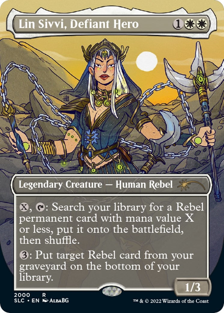 Lin Sivvi, Defiant Hero (2000) (Secret Lair: 30th Anniversary Countdown Kit)