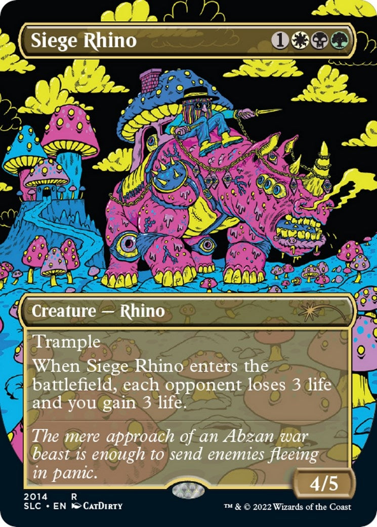 Siege Rhino (2014) (Secret Lair: 30th Anniversary Countdown Kit)