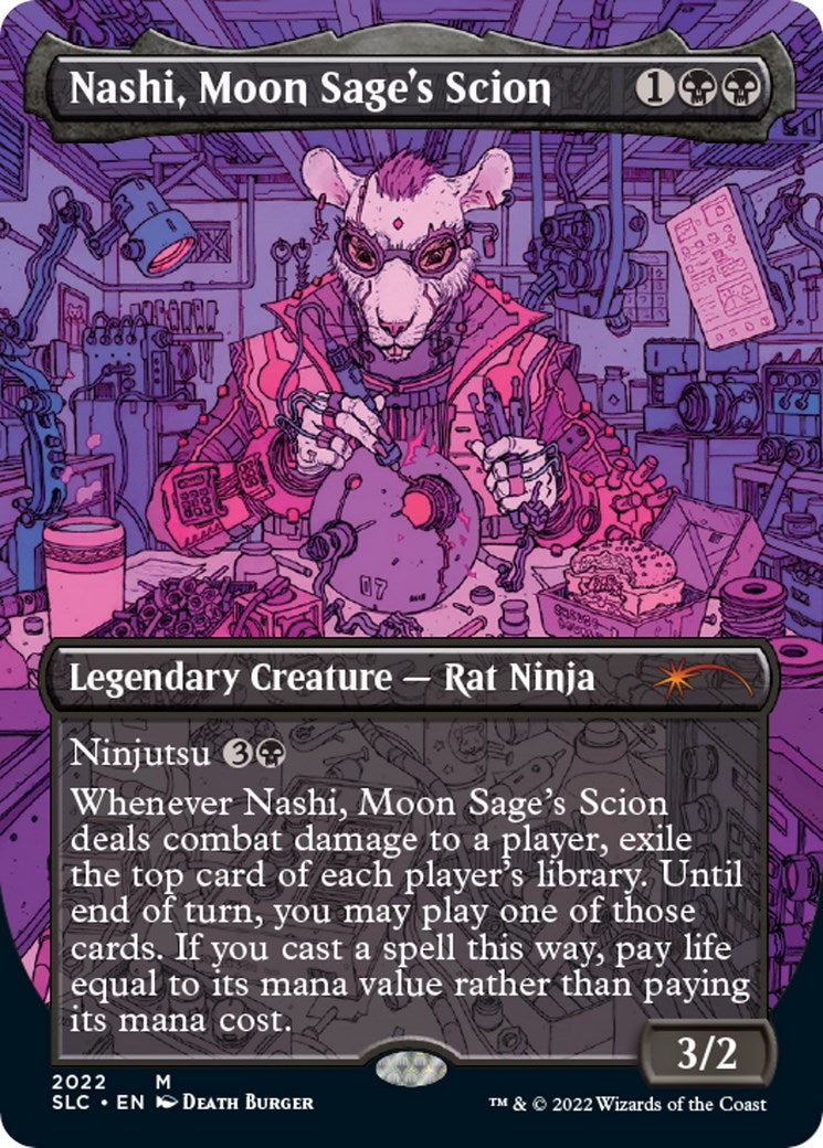 Nashi, Moon Sage's Scion (2022) (Secret Lair: 30th Anniversary Countdown Kit)