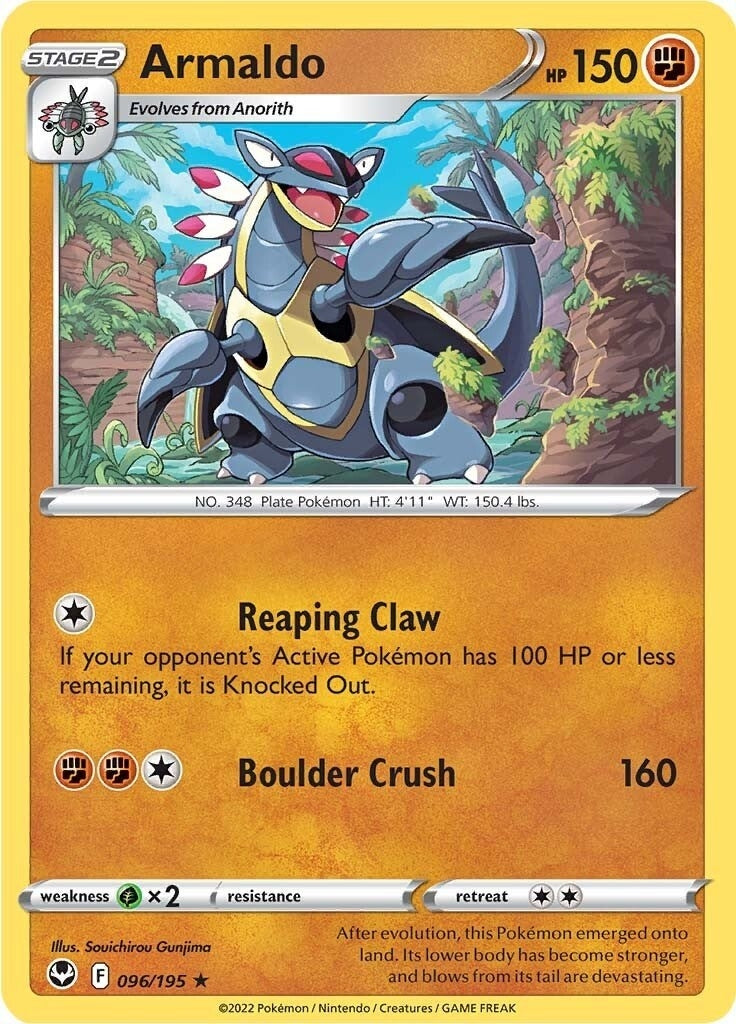 Image for Armaldo (096/195) (SWSH12: Silver Tempest) - Pokemon