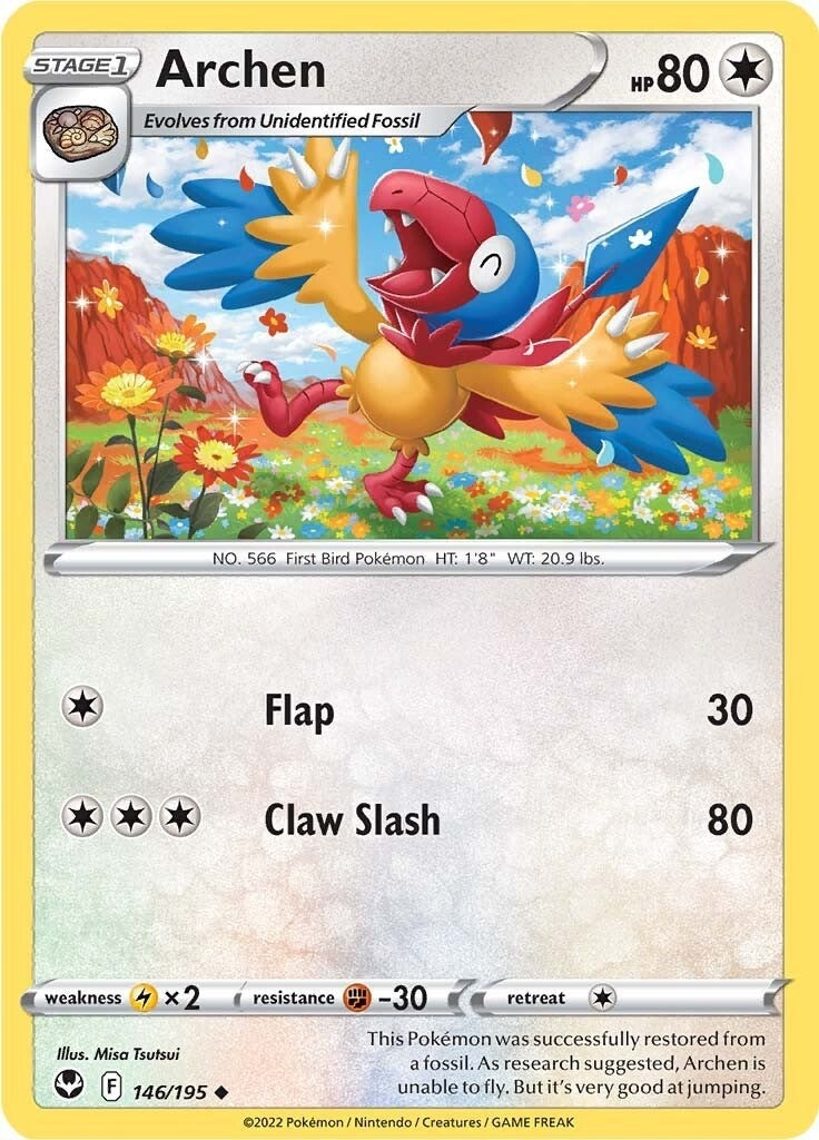 Image for Archen (146/195) (SWSH12: Silver Tempest) - Pokemon