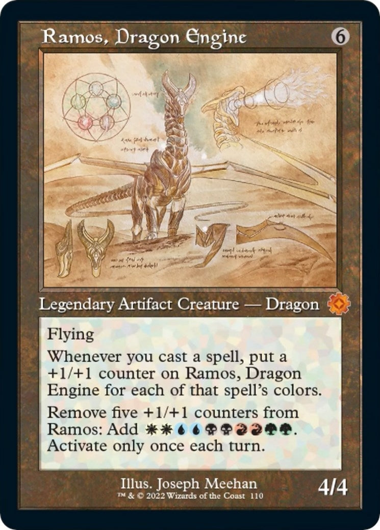 Ramos, Dragon Engine (Schematic) (110) (The Brothers' War: Retro Frame Artifacts)