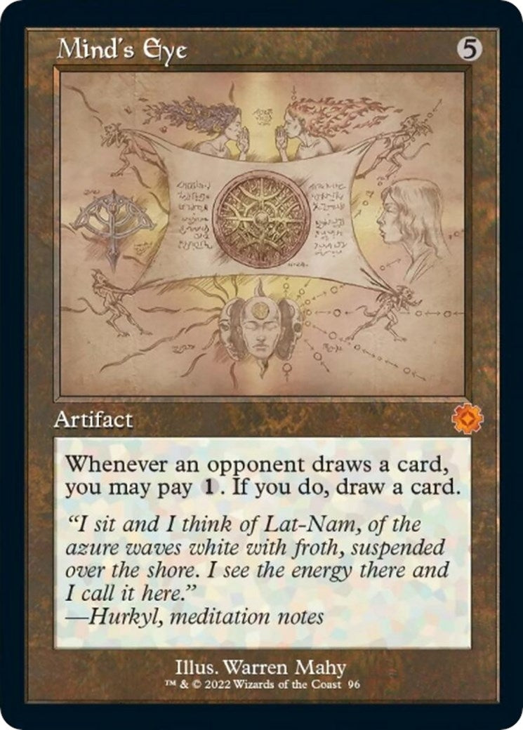 Mind's Eye (Schematic) (96) (The Brothers' War: Retro Frame Artifacts)