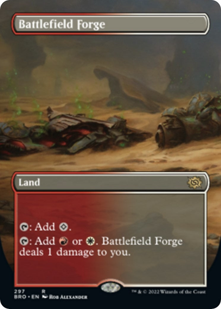 Battlefield Forge (Borderless) (297) (The Brothers' War)