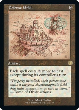 Defense Grid (Schematic) (76) (The Brothers' War: Retro Frame Artifacts)