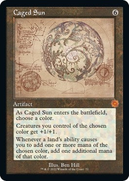 Caged Sun (Schematic) (72) (The Brothers' War: Retro Frame Artifacts)