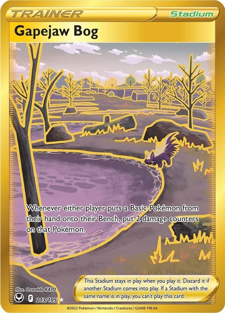 Image for Gapejaw Bog (213/195) (SWSH12: Silver Tempest) - Pokemon