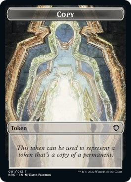 Copy // Inkling Double-Sided Token (1 // 7) (Commander: The Brothers' War)
