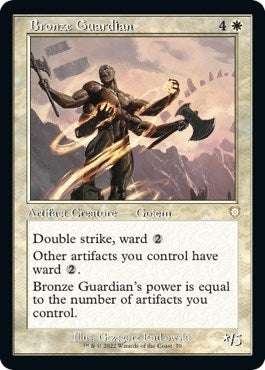 Bronze Guardian (Retro Frame) (70) (Commander: The Brothers' War)
