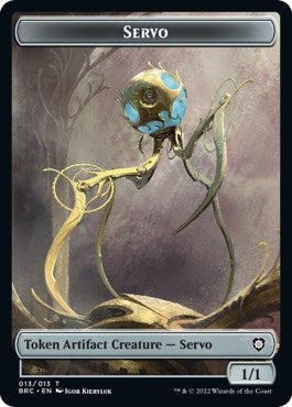 Servo // Construct (005) Double-Sided Token (13 // 5) (Commander: The Brothers' War)