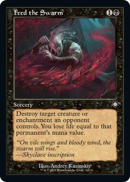 Feed the Swarm (Retro Frame) (106) (Commander: The Brothers' War)