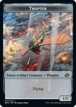 Thopter // Construct (005) Double-Sided Token (10 // 5) (The Brothers' War)