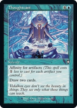 Thoughtcast (Retro Frame) (99) (Commander: The Brothers' War)