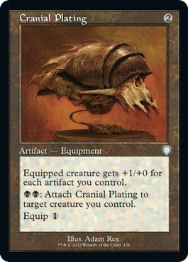 Cranial Plating (Retro Frame) (136) (Commander: The Brothers' War)