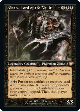 Geth, Lord of the Vault (Retro Frame) (107) (Commander: The Brothers' War)