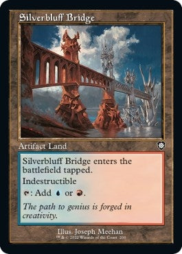 Silverbluff Bridge (Retro Frame) (200) (Commander: The Brothers' War)