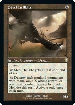 Steel Hellkite (Retro Frame) (163) (Commander: The Brothers' War)