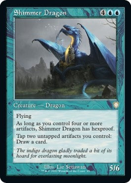 Shimmer Dragon (Retro Frame) (95) (Commander: The Brothers' War)
