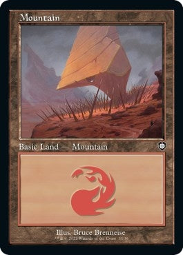 Mountain (35) (Retro Frame) (35) (Commander: The Brothers' War)