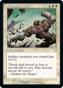 Tempered Steel (Retro Frame) (76) (Commander: The Brothers' War)