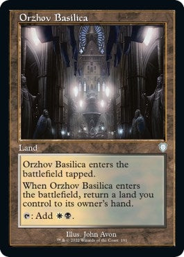 Orzhov Basilica (Retro Frame) (191) (Commander: The Brothers' War)