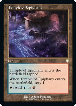 Temple of Epiphany (Retro Frame) (207) (Commander: The Brothers' War)