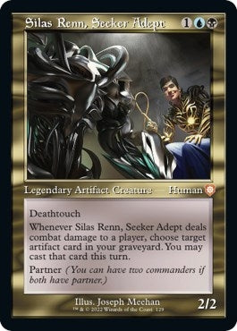 Silas Renn, Seeker Adept (Retro Frame) (129) (Commander: The Brothers' War)