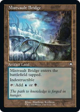 Mistvault Bridge (Retro Frame) (189) (Commander: The Brothers' War)