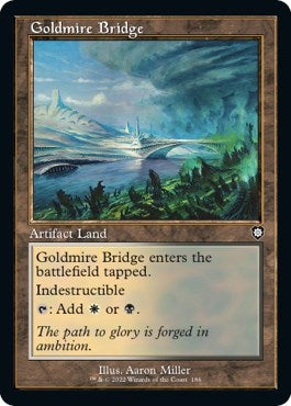 Goldmire Bridge (Retro Frame) (186) (Commander: The Brothers' War)