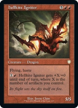 Hellkite Igniter (Retro Frame) (117) (Commander: The Brothers' War)