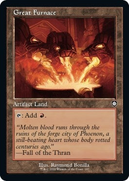 Great Furnace (Retro Frame) (187) (Commander: The Brothers' War)