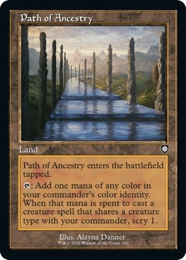 Path of Ancestry (Retro Frame) (192) (Commander: The Brothers' War)